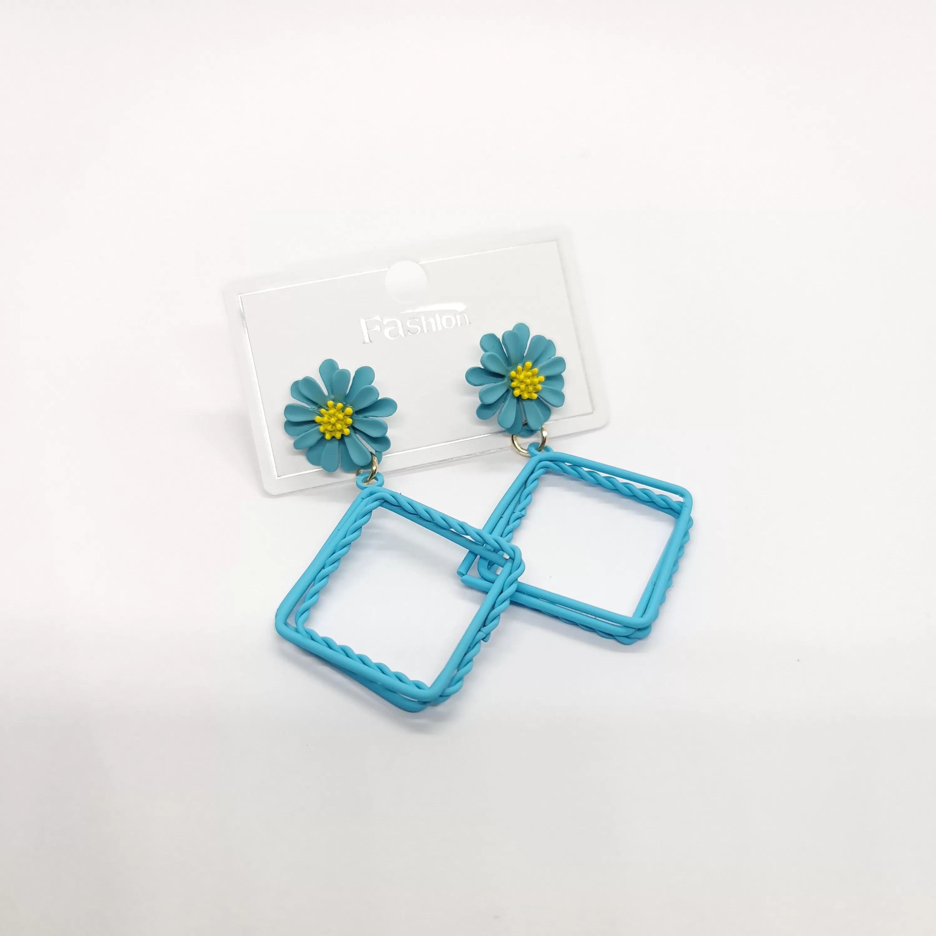 Square Colorful Earrings