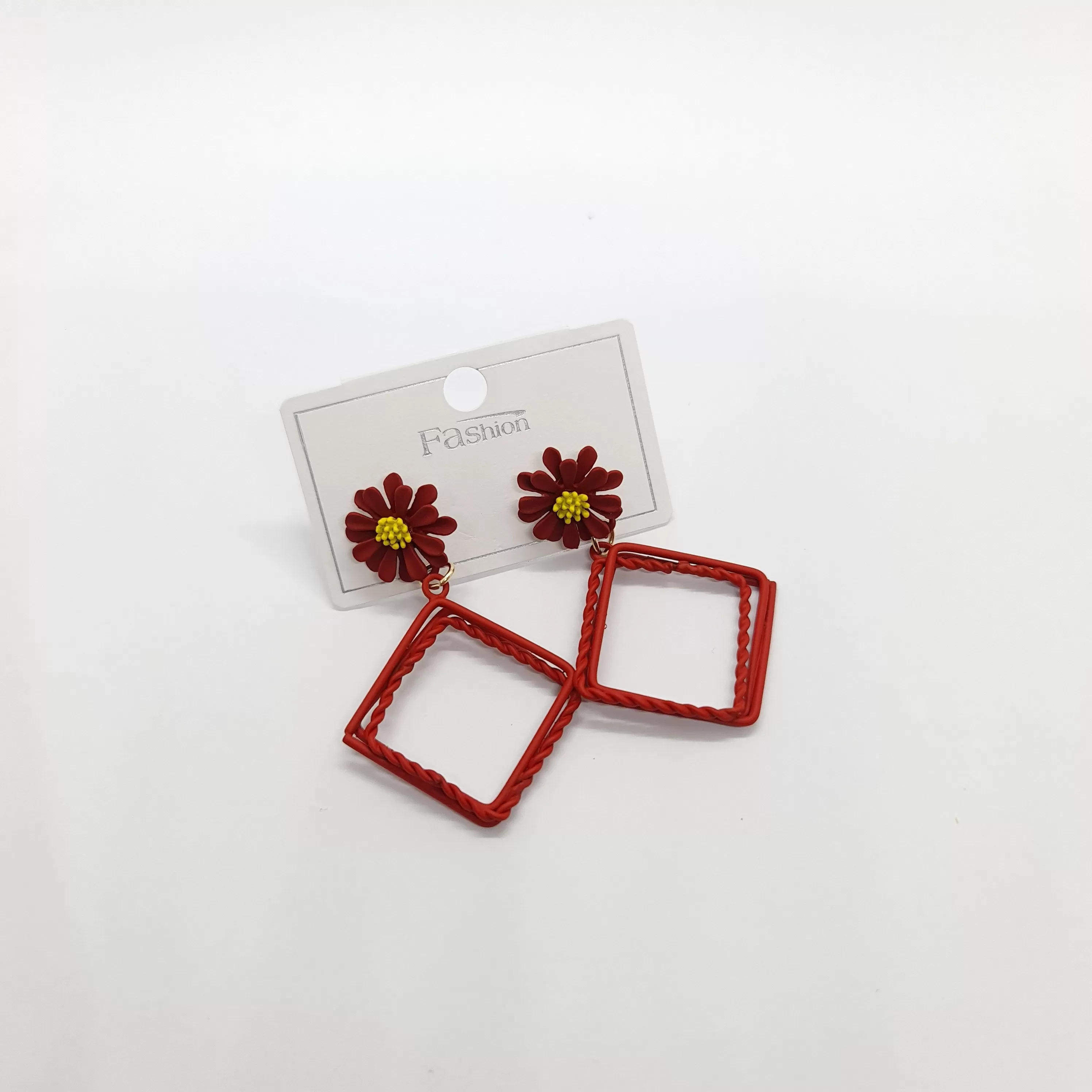 Square Colorful Earrings