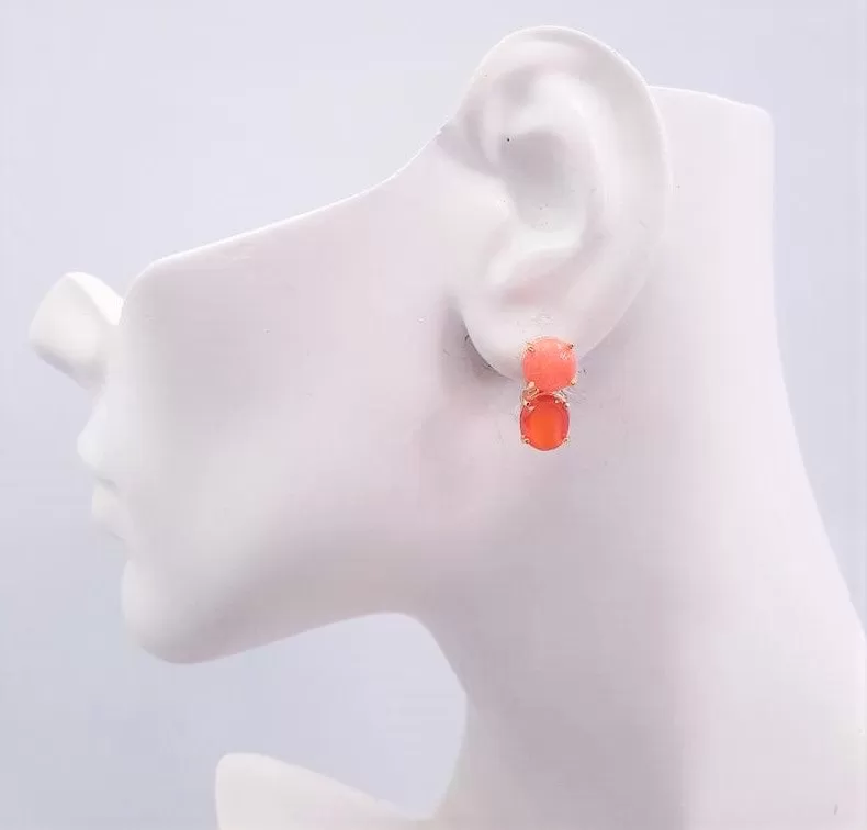 Sunstone & Carnelian Separates Earrings