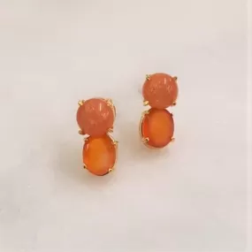 Sunstone & Carnelian Separates Earrings