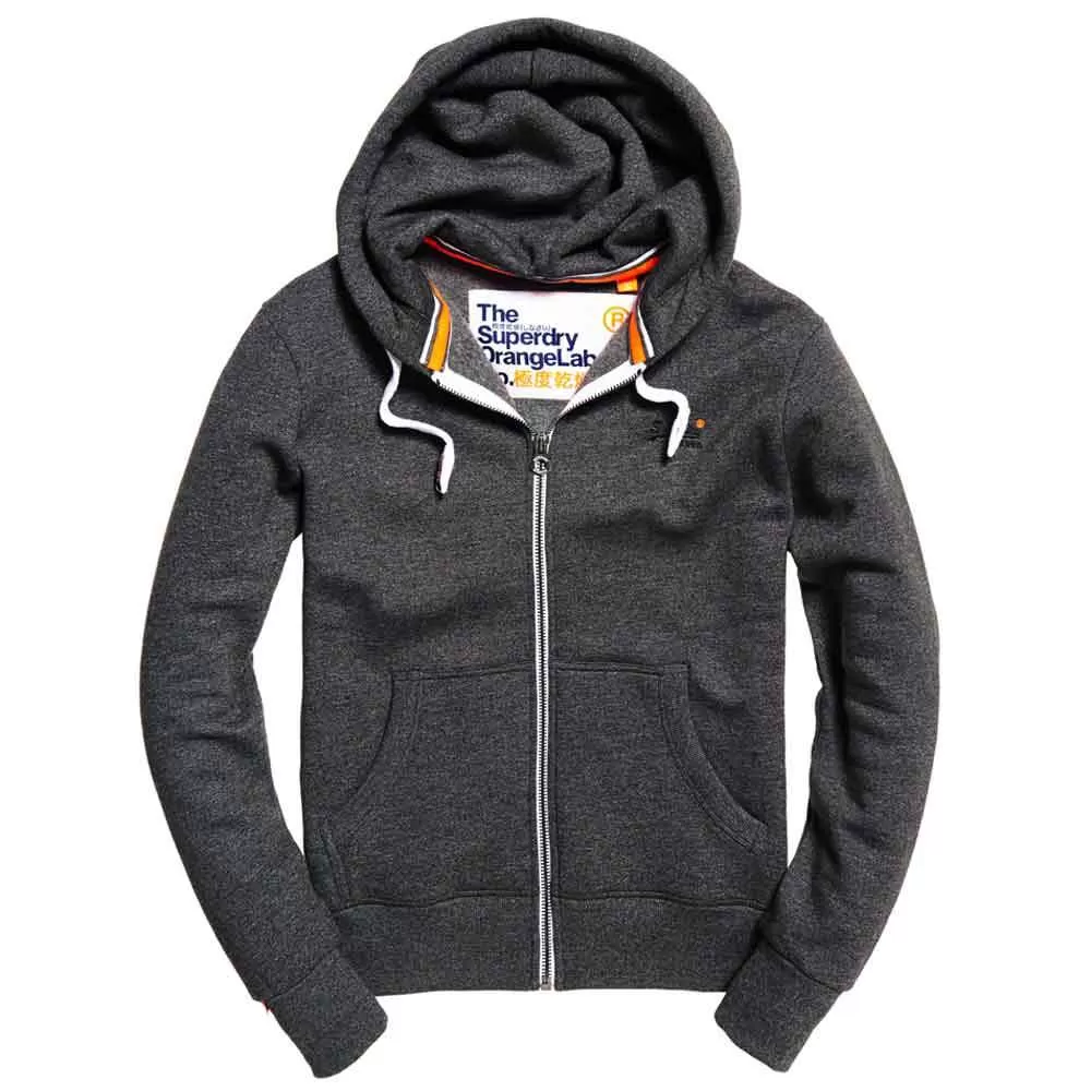 Superdry Orange Label Ziphood - Low Light Black Grit