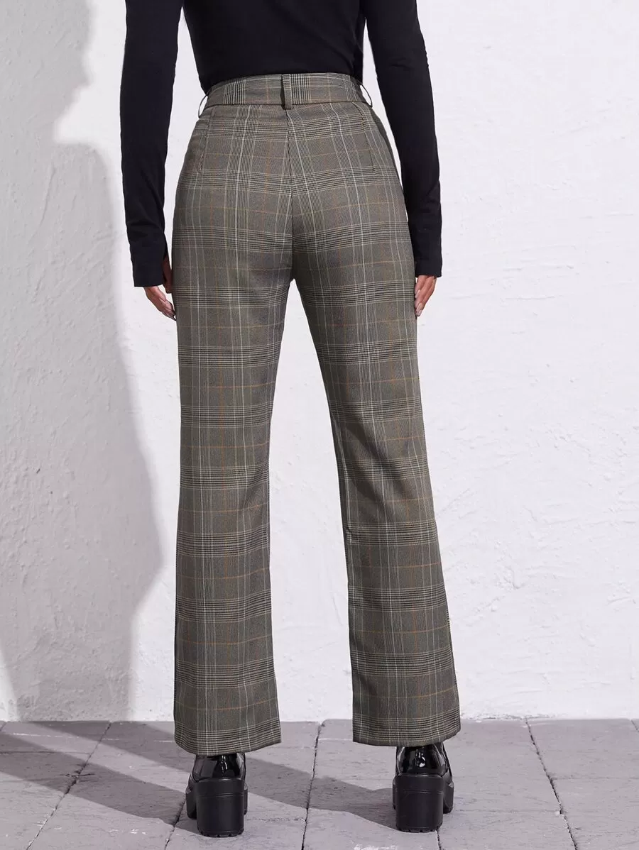 Tartan Print Pants