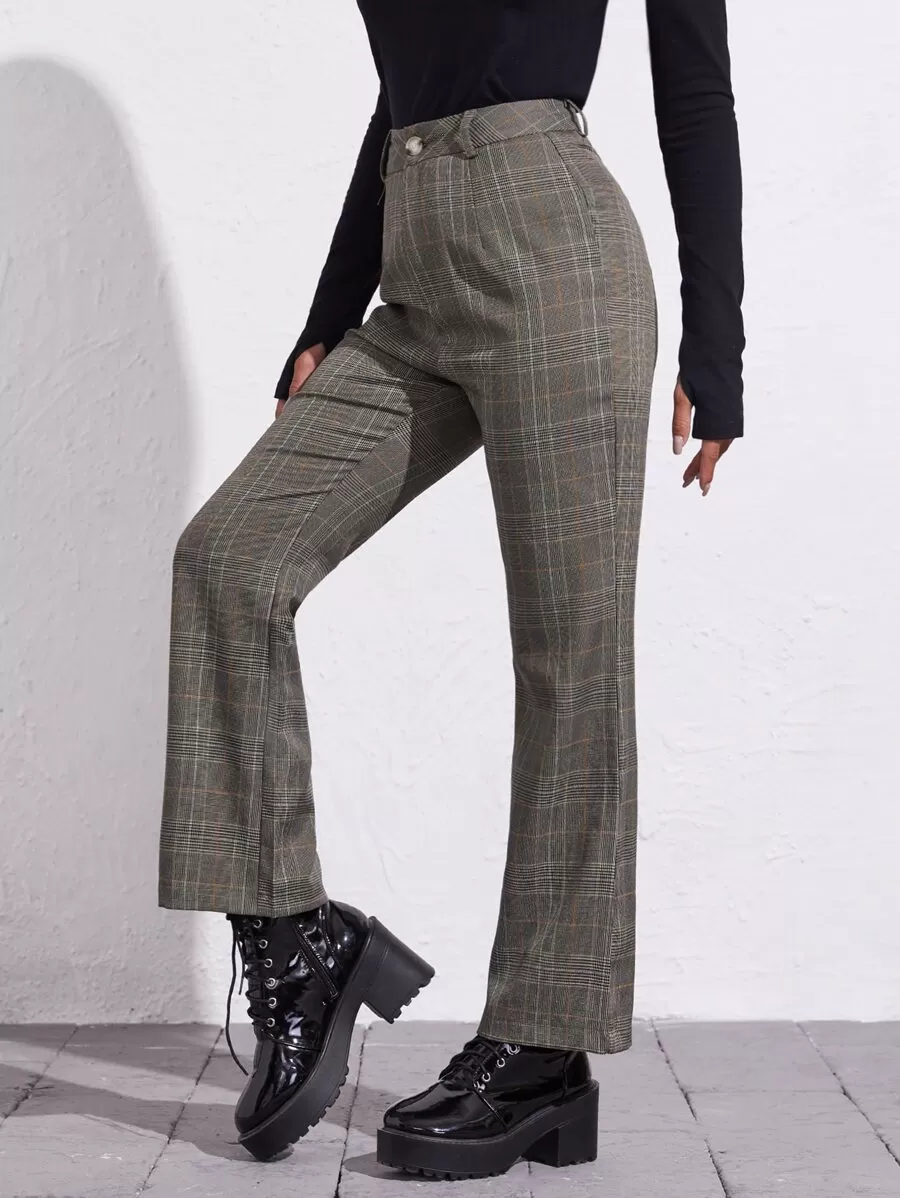 Tartan Print Pants