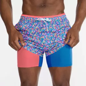 The Spades Lined 5.5 inch Swim Shorts