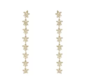 Thea Star Thread Earrings