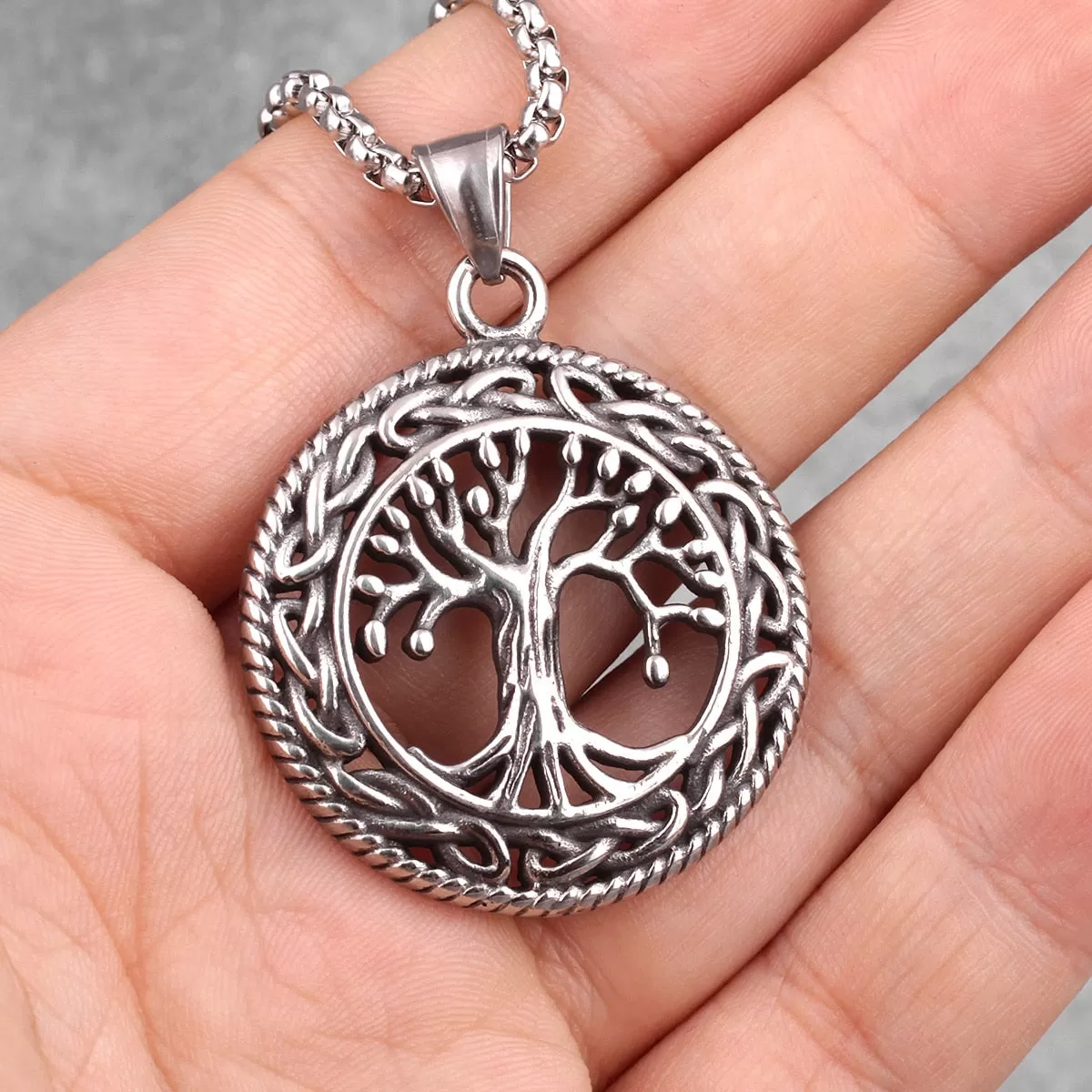 Tree of Life Medallion Necklace