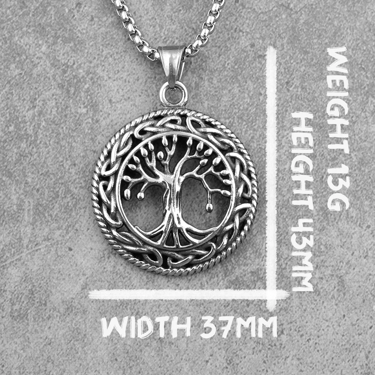 Tree of Life Medallion Necklace