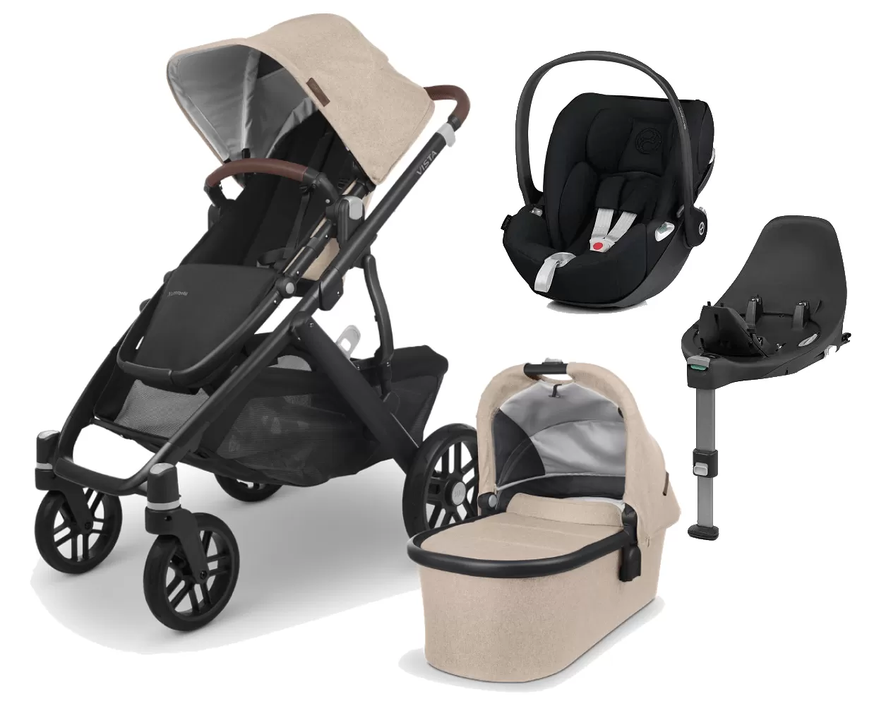 UPPAbaby Vista V2 with Cloud T Car Seat and Base - Liam