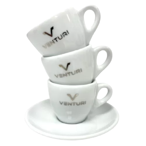 Venturi Espresso Cup and Saucer