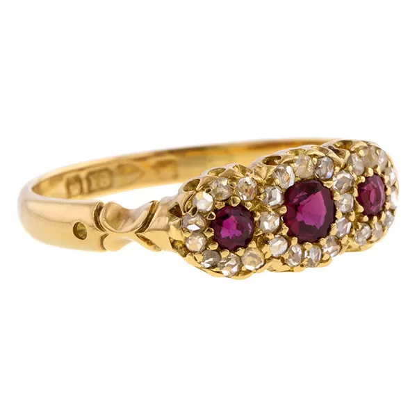 Victorian Ruby & Diamond Ring