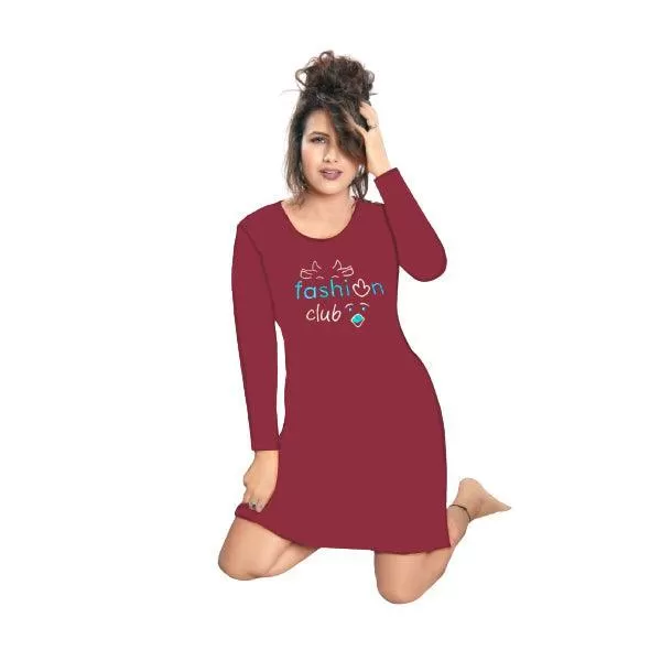 Winter Evening Wear For Ladies Long T Shirts For Ladies Loose T Shirts For Ladies